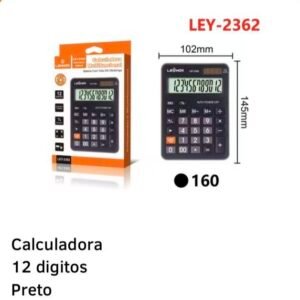 Calculadora 12digits  pilhaAAA,LEY2362