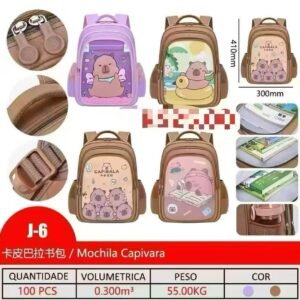 Mochila capivara 30cm x 41cm