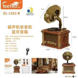Radio fonografo com BT EL-1321