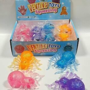 Cx squishy novo aranha c/12