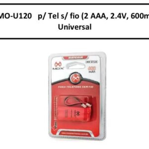 Bateria AAA c/2 para telephone sem fio MO-U 120