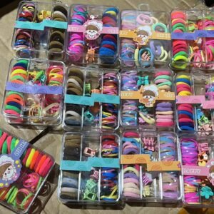 Pacote elastico para cabelo c/12