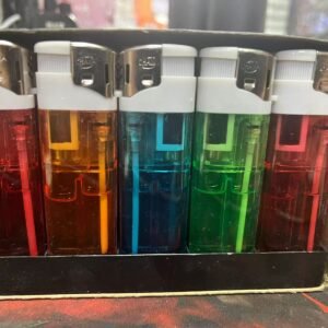 Caxia de isqueiro automagic transparente c/50