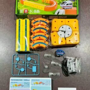 Caxia de pista magnetico com mini car,com 55pcs