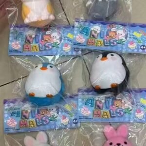 Caxia squishy varios animais c/12