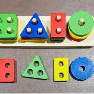 Brinquedo de montar educativo de madeira infantil