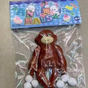 Caxia squishy macaco c/20