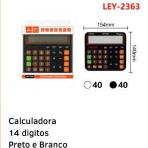 Calculadora 14 digitos LEY2363