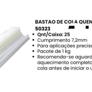 Pacote bastao de cola quente pequeno c/1 KG[ quase 85 pcs]