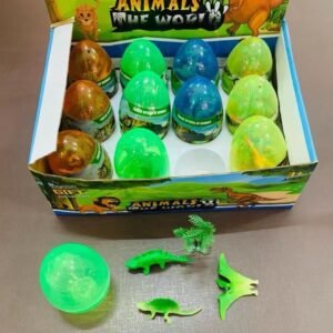 Caxia ovo com dinosaurro c/12