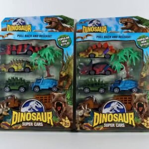 Kit carrinho dinossauro friccao