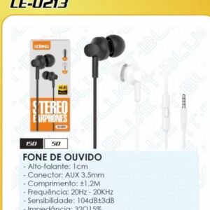 Fone de ouvido LE-0213