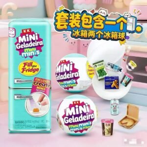 Brinquedo mini geladeira c/acessorios