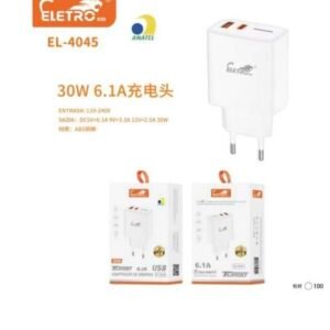 Tomada turbo USB + C,30W.EL-4045