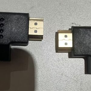 KIT Adaptador HDMI macho e femea direita e esqueda,modelo L