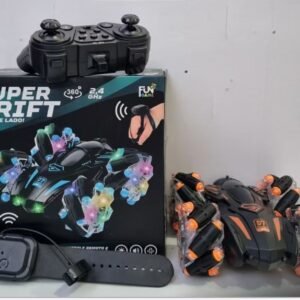 Carrinho control remoto super drift 360 grau