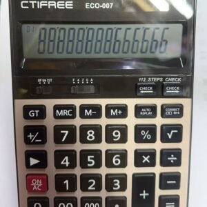 Calculadora  alta qualidade ECO-007, 14 digits [14cm x 19cm]